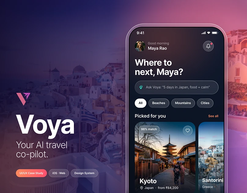Voya UI/UX project
